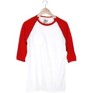 Camp Collection Baseball Tee - Red/White - Medium